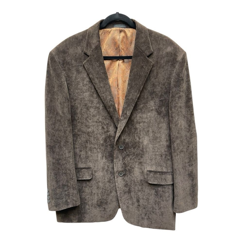 Gianfranco Ruffini Italy Men's Sport Coat Blazer Brown Size 46R